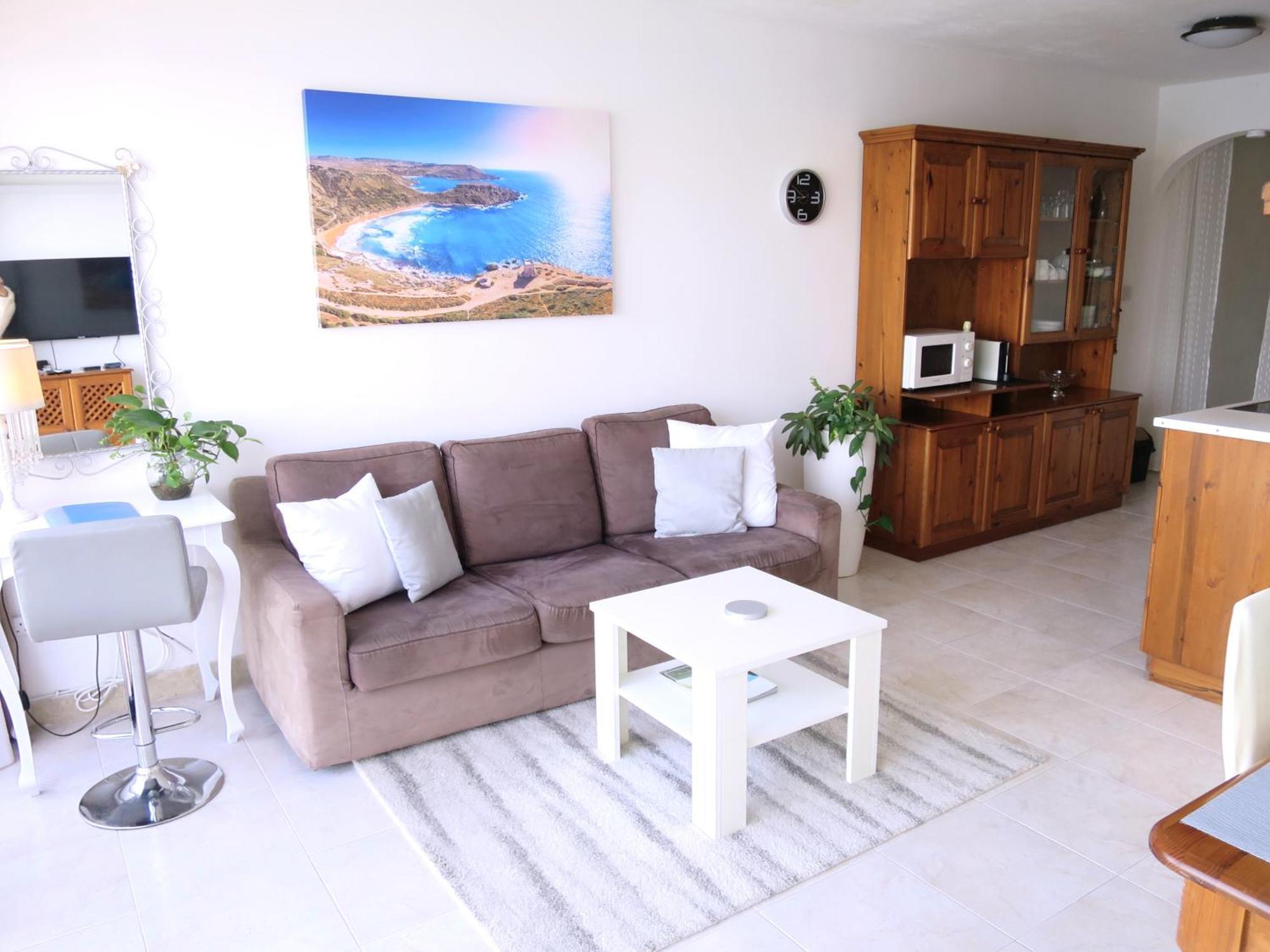 Seafront Apartment Terrace, Lounger & Panoramic Ocean Views Mellieha Room photo